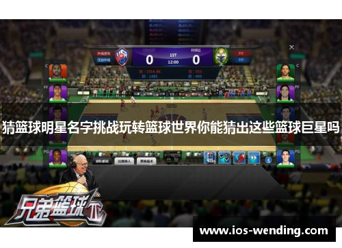 猜篮球明星名字挑战玩转篮球世界你能猜出这些篮球巨星吗